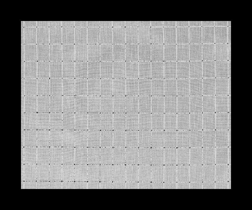 8x8' Bespannung 1/2 Silent Light Grid Cloth