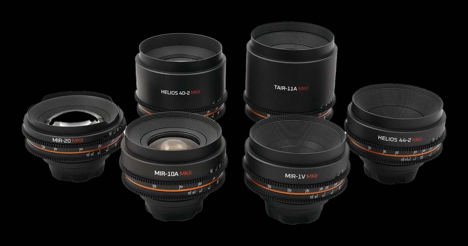 Iron Glass MKII Soviet Rehoused Lenses 6er Set