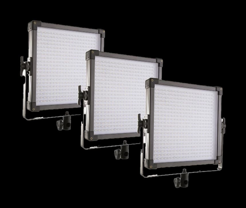 Set 3er F&V K4000 Daylight LED Panel Bild 2