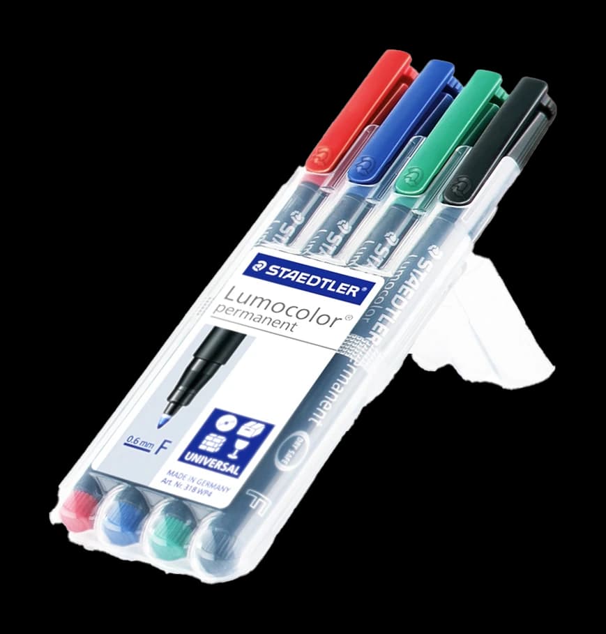 Staedtler Lumocolor 4er permanent (fein) Bild 2