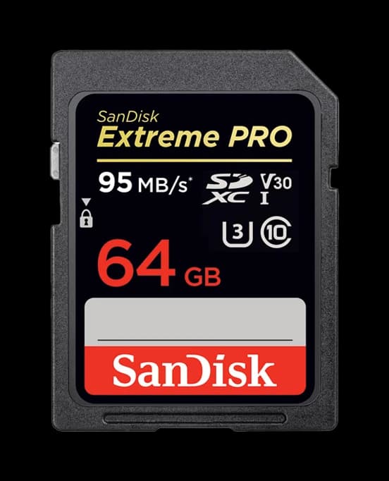 SD SanDisk Extreme Pro 64GB 95MB/s