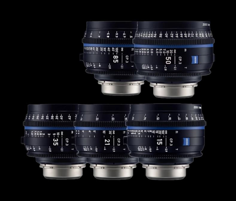 Zeiss Compact Primes CP.3 5er Set