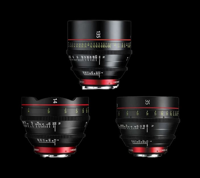 Canon Cine Primes CN-E 3er Set